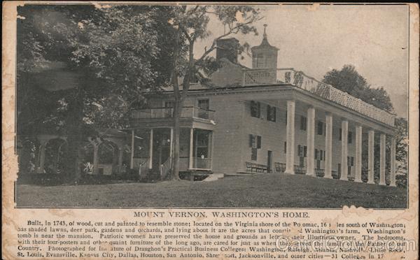 Mount Vernon, Washington's Home Virginia