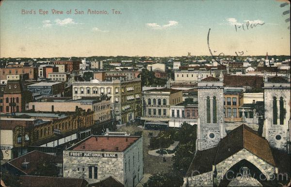 Bird's Eye View of San Antonio, Texas