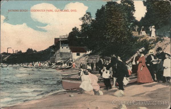Bathing Beach - Edgewater Park Cleveland Ohio