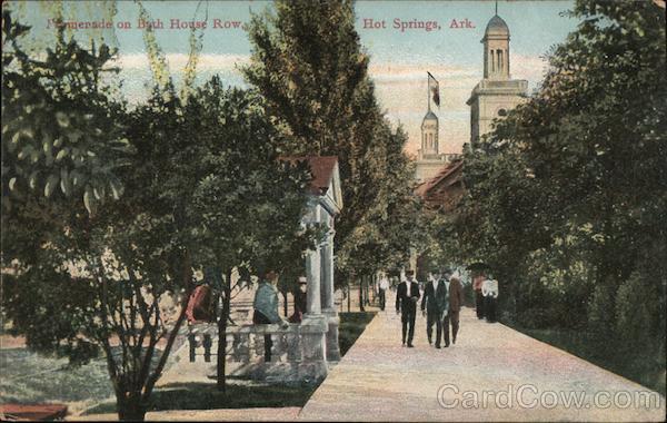 Promenade on Bath House Row Hot Springs Arkansas
