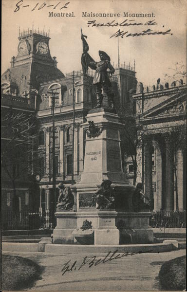 Maisonneuve Monument Montreal QC Canada Quebec