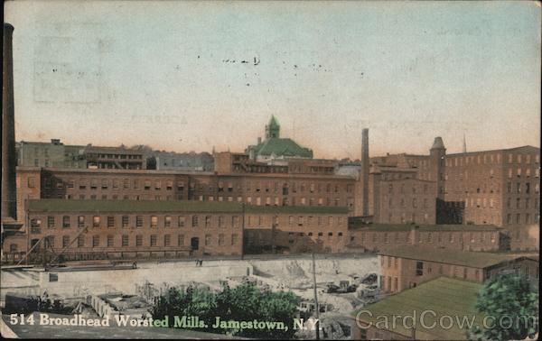 Broadhead Worsted Mills Jamestown New York