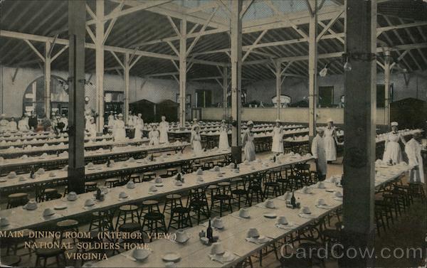 Main Dining Room (Interior View) National Solider's Home Hampton Virginia