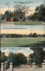 Views of Fort McPherson Atlanta, GA Postcard Postcard Postcard