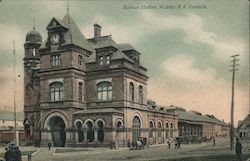 Railway Station Postcard
