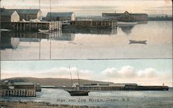 High and Low Water Digby, NS Canada Nova Scotia Postcard Postcard Postcard