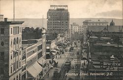 Hastings Street Vancouver, BC Canada British Columbia Postcard Postcard Postcard