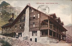 he Hermitage, Ogden Canyon Postcard