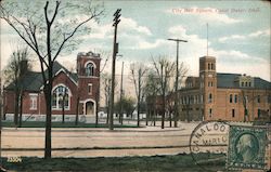 City Hall Square, Canal Postcard