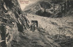 Snow Tunnel Ouray, CO Postcard Postcard Postcard