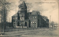 School House Amityville, NY Postcard Postcard Postcard