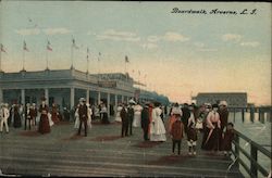 Boardwalk Arverne, NY Postcard Postcard Postcard