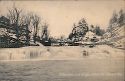 Gilboa Falls and Bridge, Catskill Mts. Postcard