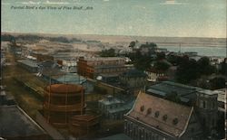 Partial Bird's Eye View Pine Bluff, AR Postcard Postcard Postcard