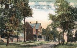 Officer's Quarters, Fort Logan H. Roots Postcard