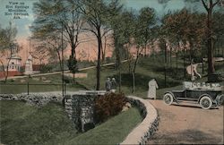 View on Hot Springs Mountain Postcard
