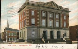 Post Office Cumberland, MD Postcard Postcard Postcard