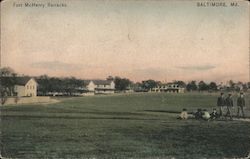 Fort McHenry Barracks Postcard