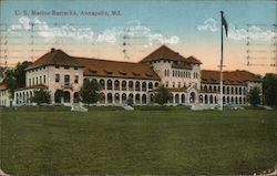 U.S. Marine Barracks Annapolis, MD Postcard Postcard Postcard