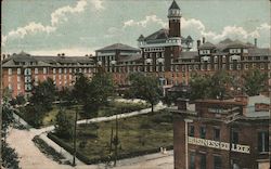 Business College Postcard