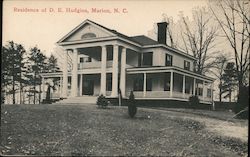 Residence of D.E. Hudgins Postcard