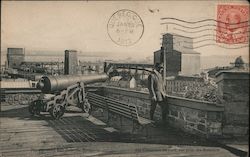 The Elevators as Seen from the Ramparts Postcard