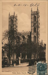 Notre Dame Church Montreal, QC Canada Quebec Postcard Postcard Postcard