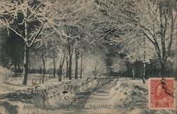 Dominion Square in Winter Postcard