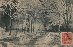 Dominion Square in Winter Montreal, Canada Misc. Canada Postcard Postcard Postcard