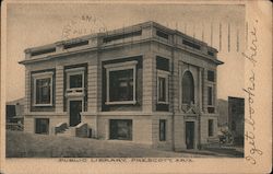 Public Library Postcard