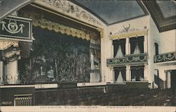 Interior, Elks Theatre Postcard
