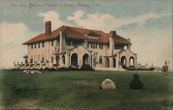 Villa Linta, Residence Walther D. Luttgen Redding, CT Postcard Postcard Postcard