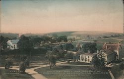 Whitney Hall and Church at Connecticut Agricultural College Storrs, CT H. V. Beeby Postcard Postcard Postcard