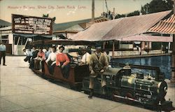 Miniature Railway, White City Postcard