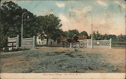 Main Street Bridge Mount Kisco, NY Postcard Postcard Postcard