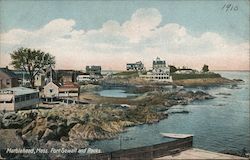 Fort Sewall and Rocks Postcard