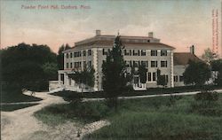 Powder Point Hall Duxbury, MA A. S. Burbank Postcard Postcard Postcard