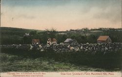 View From Stoddard's Field Marshfield Hills, MA Postcard Postcard Postcard