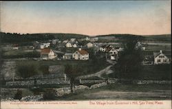 The Village from Governor's Hill Sea View, MA A. S. Burbank Postcard Postcard Postcard