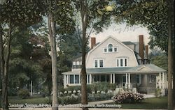 Mrs. J. Blair Scribners Residence, North Broadway Postcard