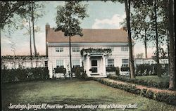 Front View "Inniscara" Saratoga Home of Chauncey Olcott Postcard