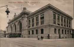 New York Central Depot Postcard