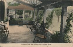 Veranda, East Bay Lodge Osterville, MA Postcard Postcard Postcard