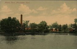 Adams Pond Manchester, CT Postcard Postcard Postcard