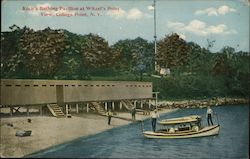 Koch's Bathing Pavilion at Witzel's Point View Postcard