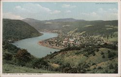 View from the West Hinton, WV Postcard Postcard Postcard