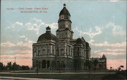 Cabel County Court House Huntington, WV Postcard Postcard Postcard