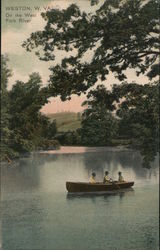 On the West Fork River Weston, WV Postcard Postcard Postcard