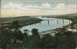 View up Ohio From Ft. Boreman Postcard