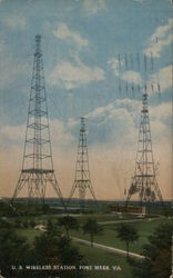 U.S. Wireless Station Postcard